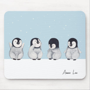 Penguin Personalized Mouse Pad