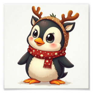 Penguin photo print