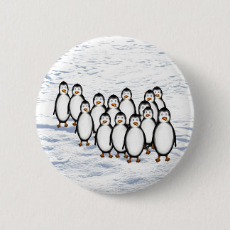 penguin pinback button