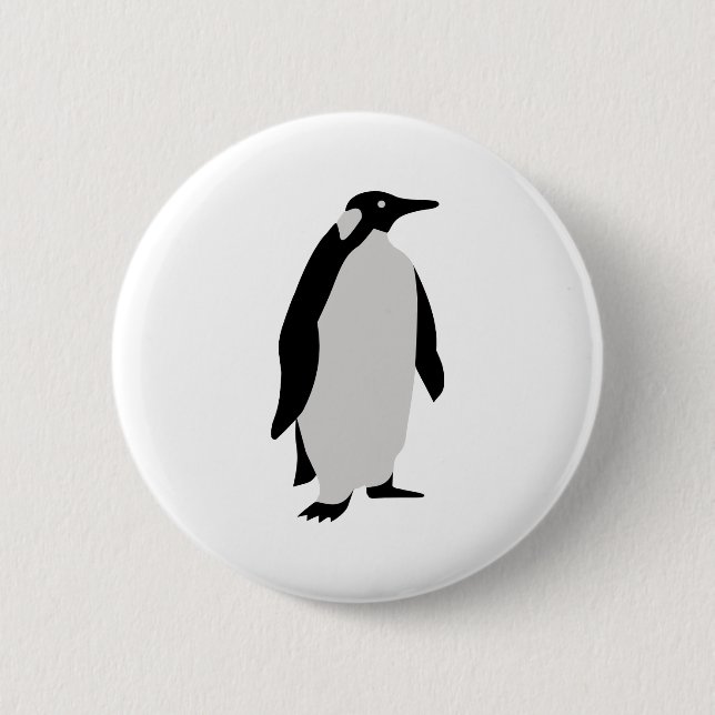 Penguin Pinback Button (Front)