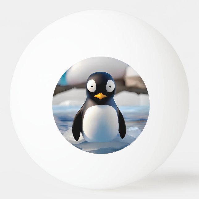 Penguin Ping Pong Ball (Front)