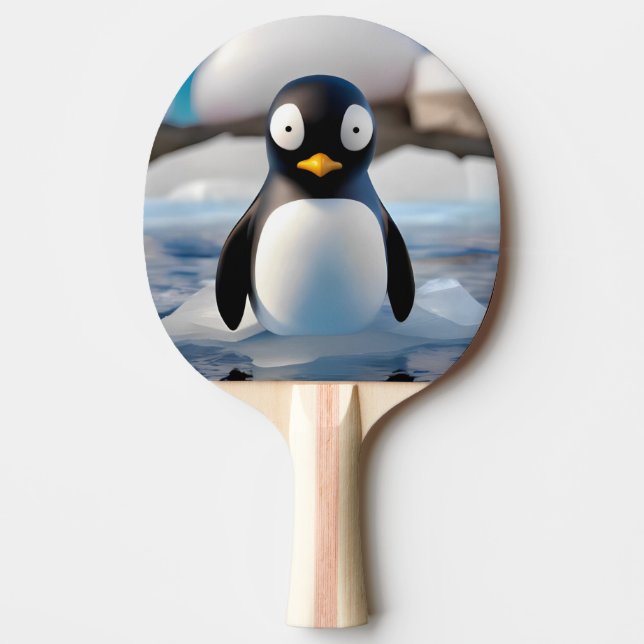 Penguin Ping Pong Paddle (Front)