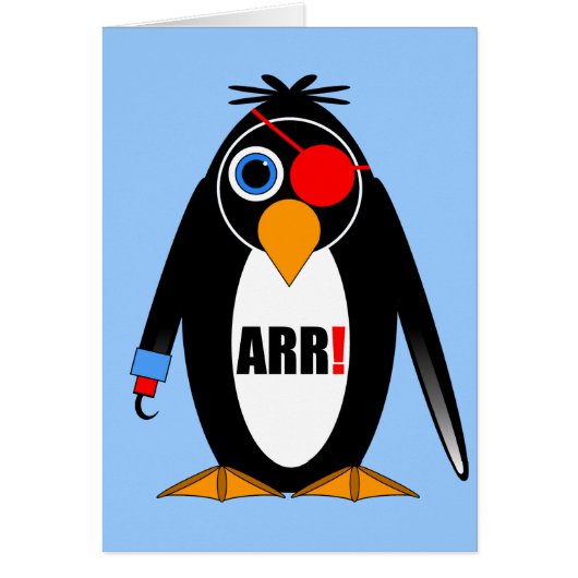 penguin pirate cards (Front)
