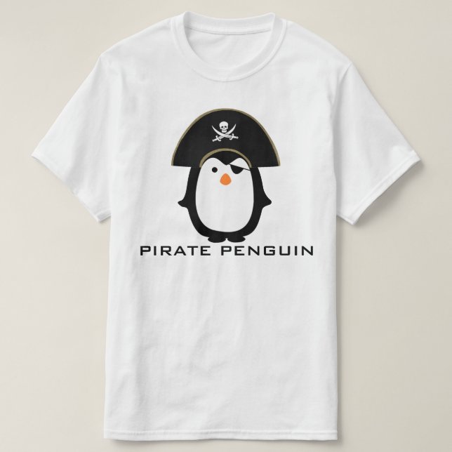 Penguin Pirate T-Shirt (Design Front)