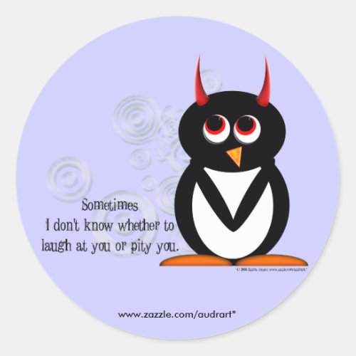 Penguin Pity Party Stickers