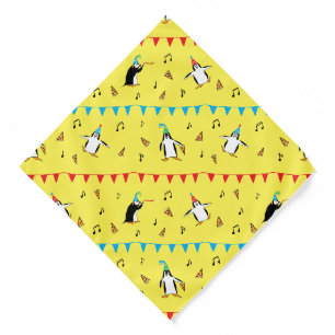 Penguin Pizza Party Bandana