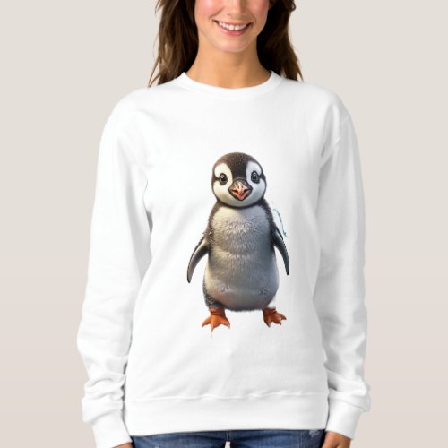 Penguin Playland Where Cool Designs Meet Warm Hea Sweatshirt