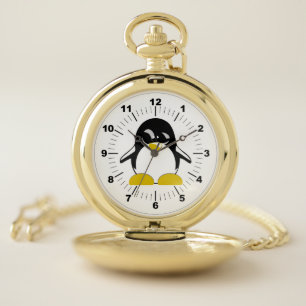  Penguin Pocket Watch: Gold Watch