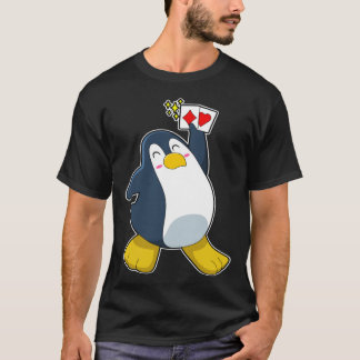 Penguin Poker Poker cards Card game T-Shirt