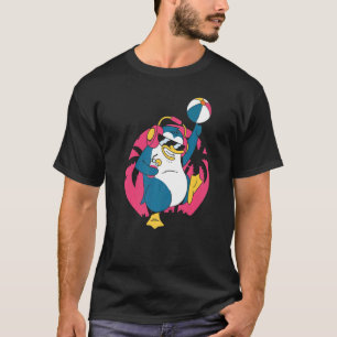 Penguin  Pool Party Inflatable Sphere Water Ball   T-Shirt