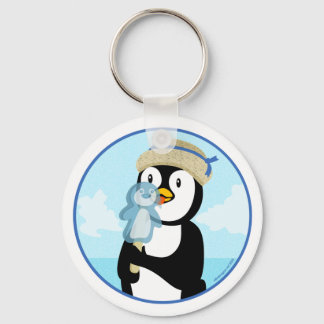 Penguin Popsicle Keychain