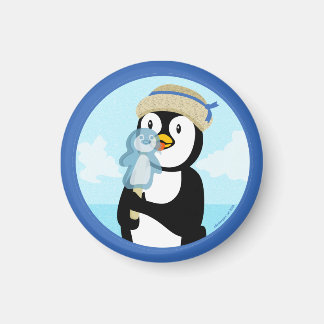 Penguin Popsicle Magnet
