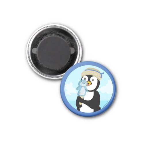 Penguin Popsicle Magnet