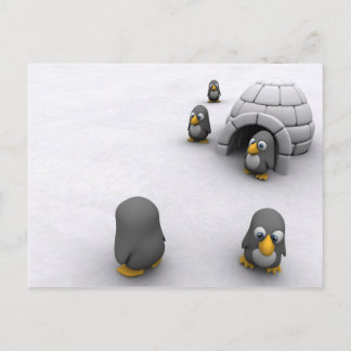 Penguin Post Card
