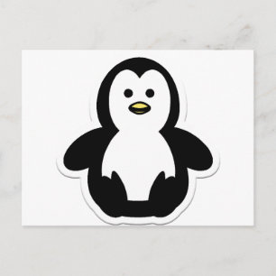 penguin postcard