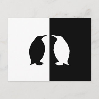 penguin postcard