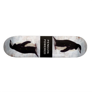 Penguin Powered Skateboard Deck