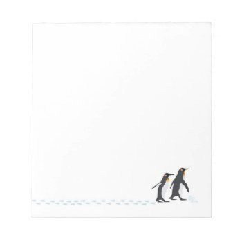 Penguin Prints Notepad by flopsock at Zazzle