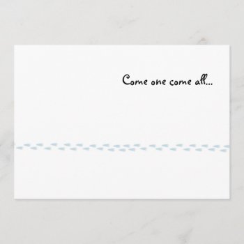 Penguin Prints Party Invitation by flopsock at Zazzle