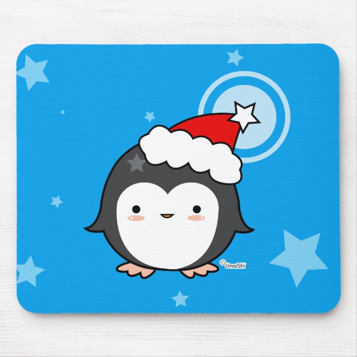 Penguin Puff mousepad