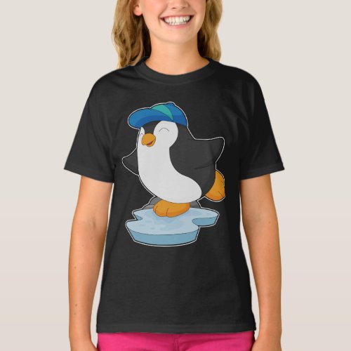 Penguin Pupil Cap School T_Shirt