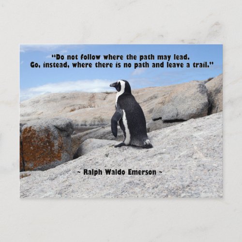 Penguin, Ralph Waldo Emerson Quote