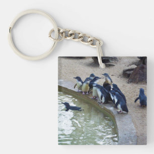 Penguin Relay: Penguin Flock Swim Team, Keychain