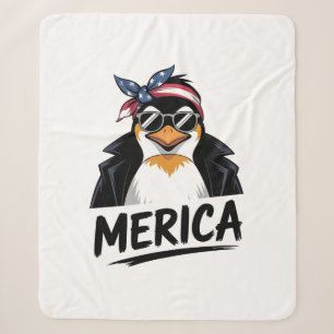Penguin Resist Penguins Protest Against Sherpa Blanket