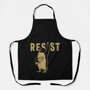 Penguin Resist Penguins Protest Against Tariffs Apron