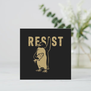 Penguin Resist Penguins Protest Against Tariffs Invitation