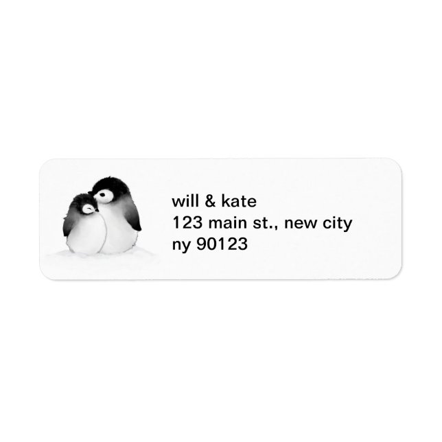 Penguin Return Address Labels (Front)