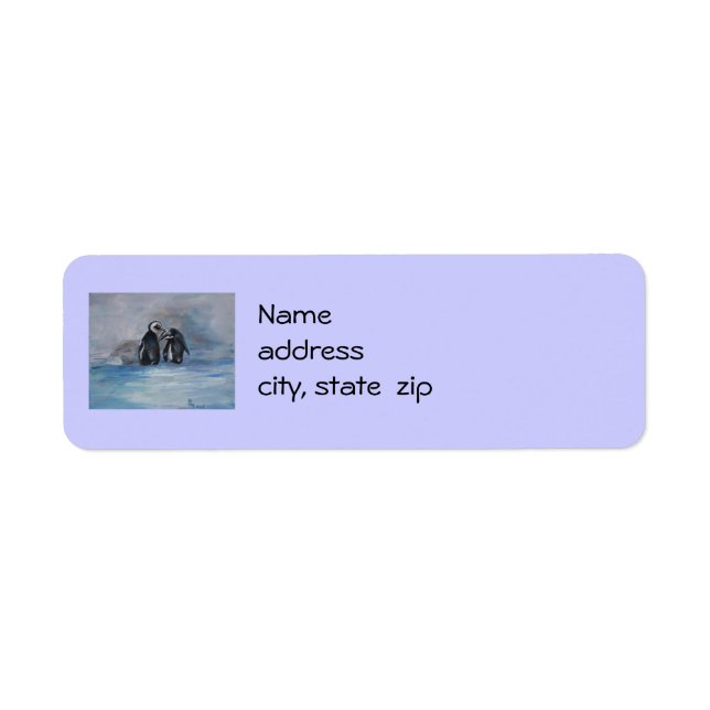 Penguin Return Address Labels (Front)