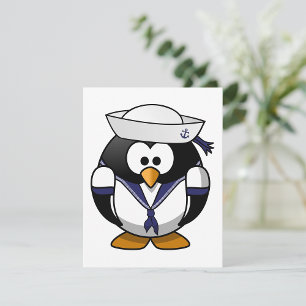 Penguin Sailor Invitations