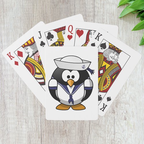 Penguin Sailor Playing Cards