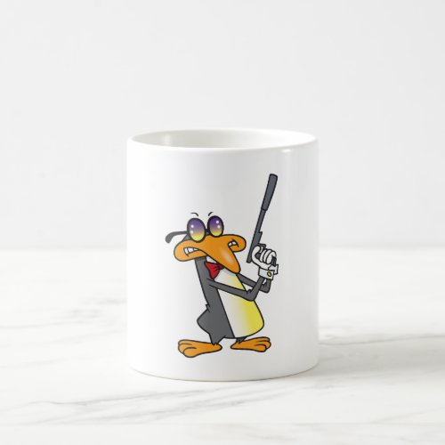 Penguin Secret Agent Coffee Mug