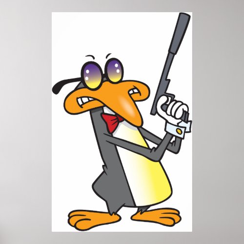 Penguin Secret Agent Poster