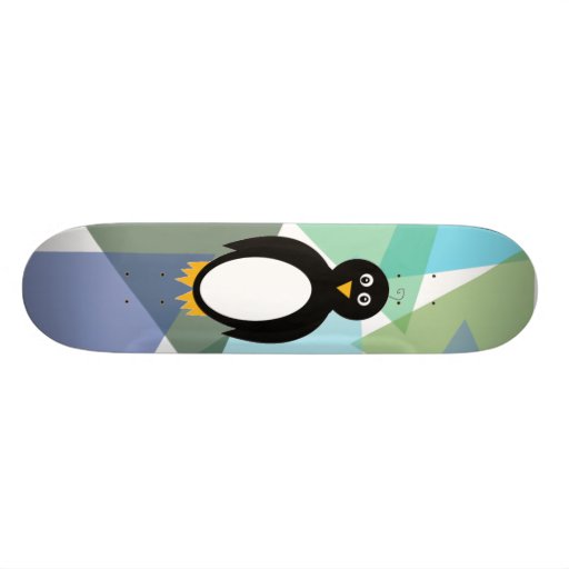 Penguin Skateboard | Zazzle