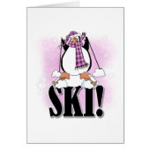 Penguin Ski Tshirts and Gifts (Front)