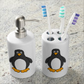 Penguin Soap Dispenser And Toothbrush Holder (Front)