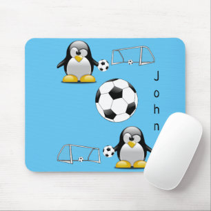 Penguin Soccer Ball Mouse Pad! Mouse Pad