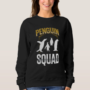 Penguin Squad Cute Animal Penguins Sweatshirt