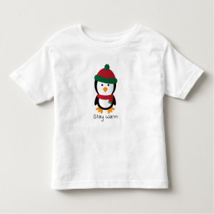 Penguin Stay Warm  Toddler T-shirt