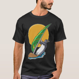 Penguin Summer Surfboard Sail T-Shirt
