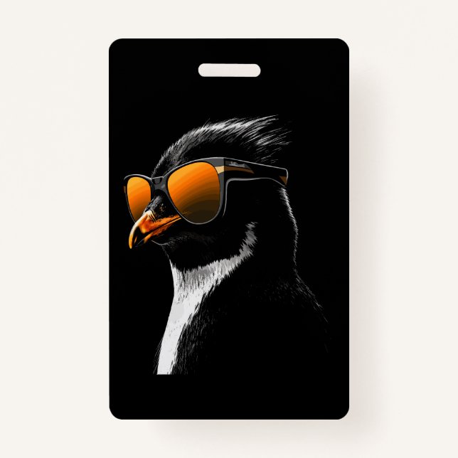 Penguin Sunglasses Badge (Front)