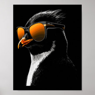 Penguin Sunglasses Poster