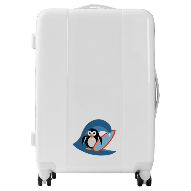 Penguin surfer luggage (Front)