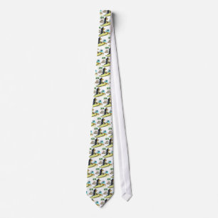 pEnGuIn sUrFeR Neck Tie