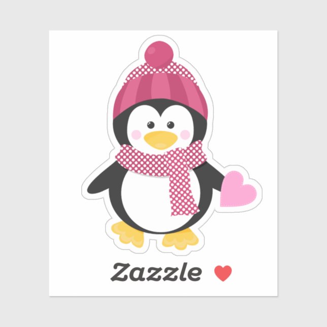 Penguin Sweetheart  Sticker (Sheet)