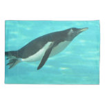 Penguin Swimming Underwater Pillowcase