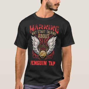 Penguin Tap Workout Humor Gym Fitness Health T-Shirt